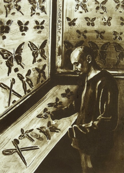 David O'Kane: The Collector, 2012, ClichÃ© verre, 41,5 x 30 cm